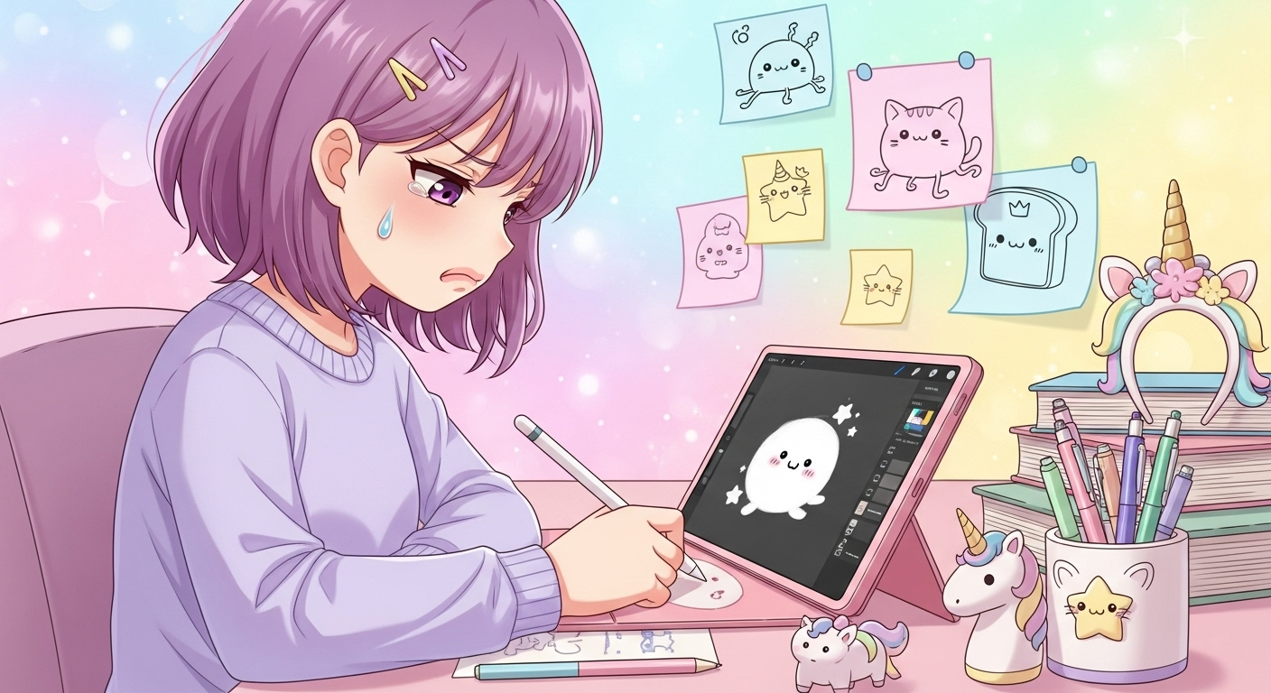 作品はあるのに、お金にならない ゆめかわ