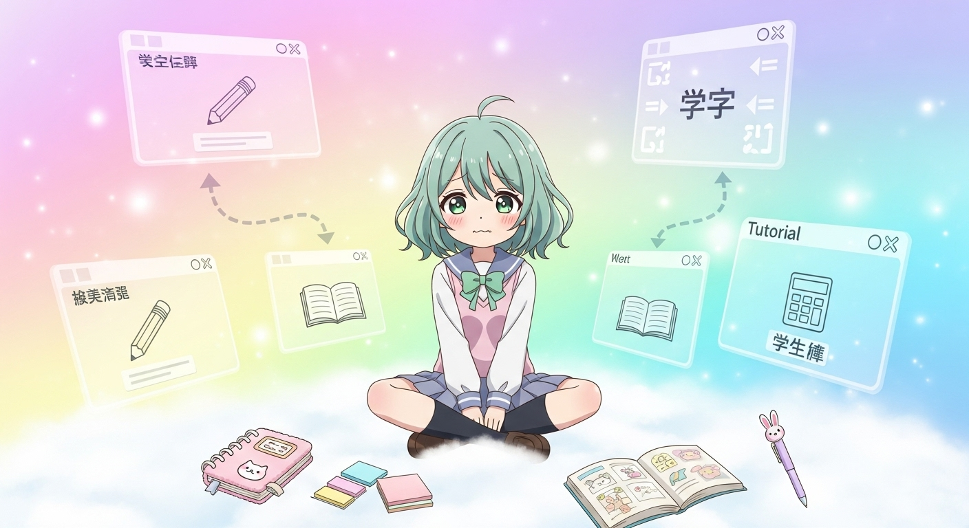 独学の限界を感じている ゆめかわ